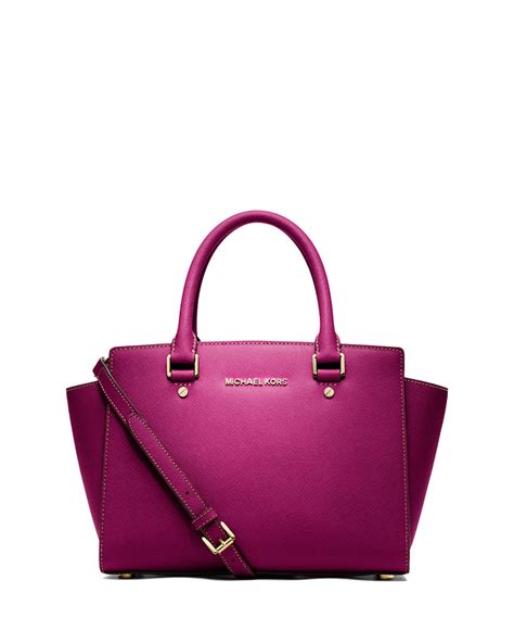 michael michael kors selma medium satchel purple|Michael Kors selma medium messenger.